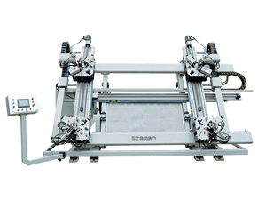 鋁門(mén)窗數(shù)控四頭組角機(jī) LZ JJ4-CNC-100×1800×3000